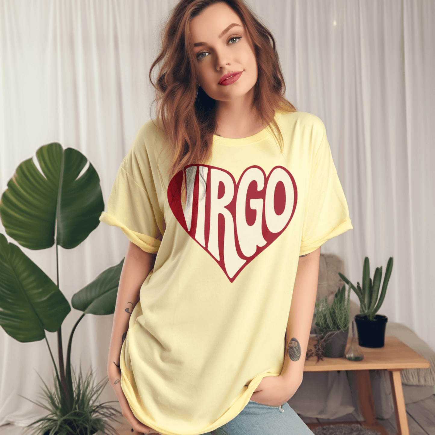 Virgo Heart Zodiac T-ShirtT-Shirt