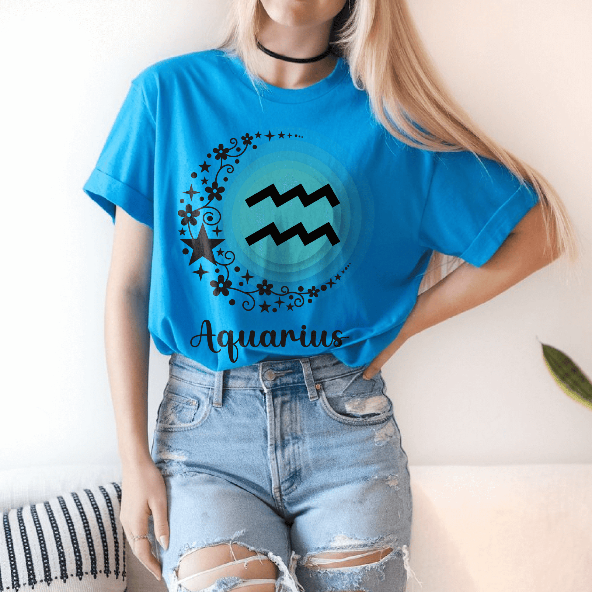 Aquarius Astrology Zodiac TShirtT-Shirt