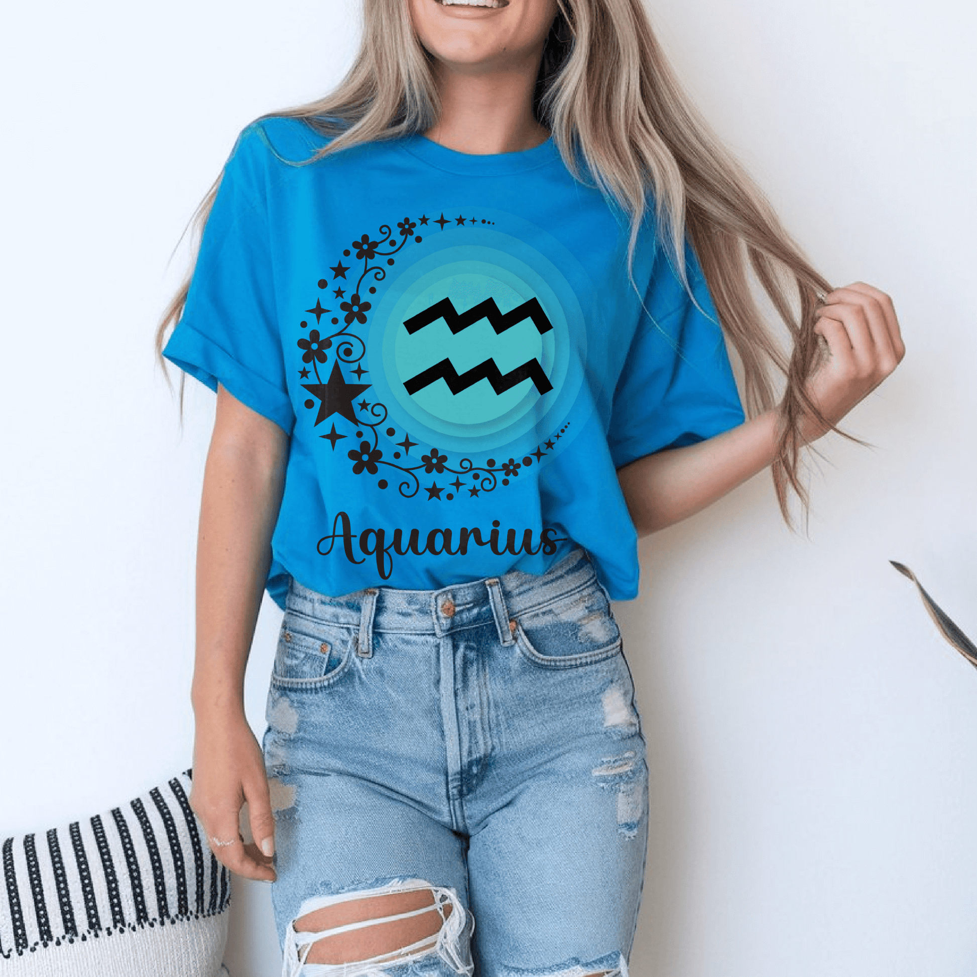 Aquarius Astrology Zodiac TShirtT-Shirt
