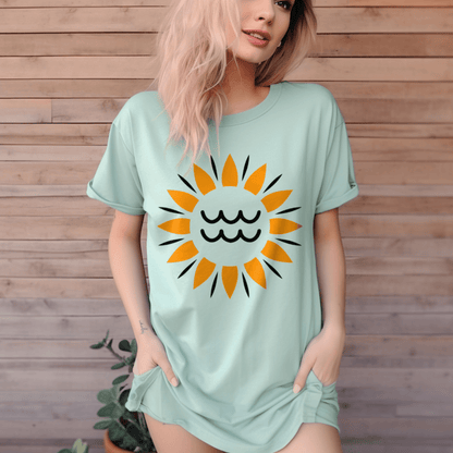 Aquarius Sun Sign T-ShirtT-Shirt