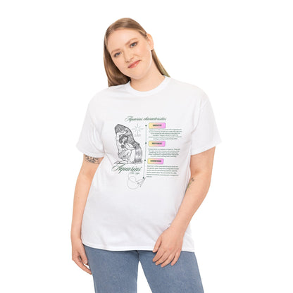 Aquarius Zodiac Graphic Unisex Tee