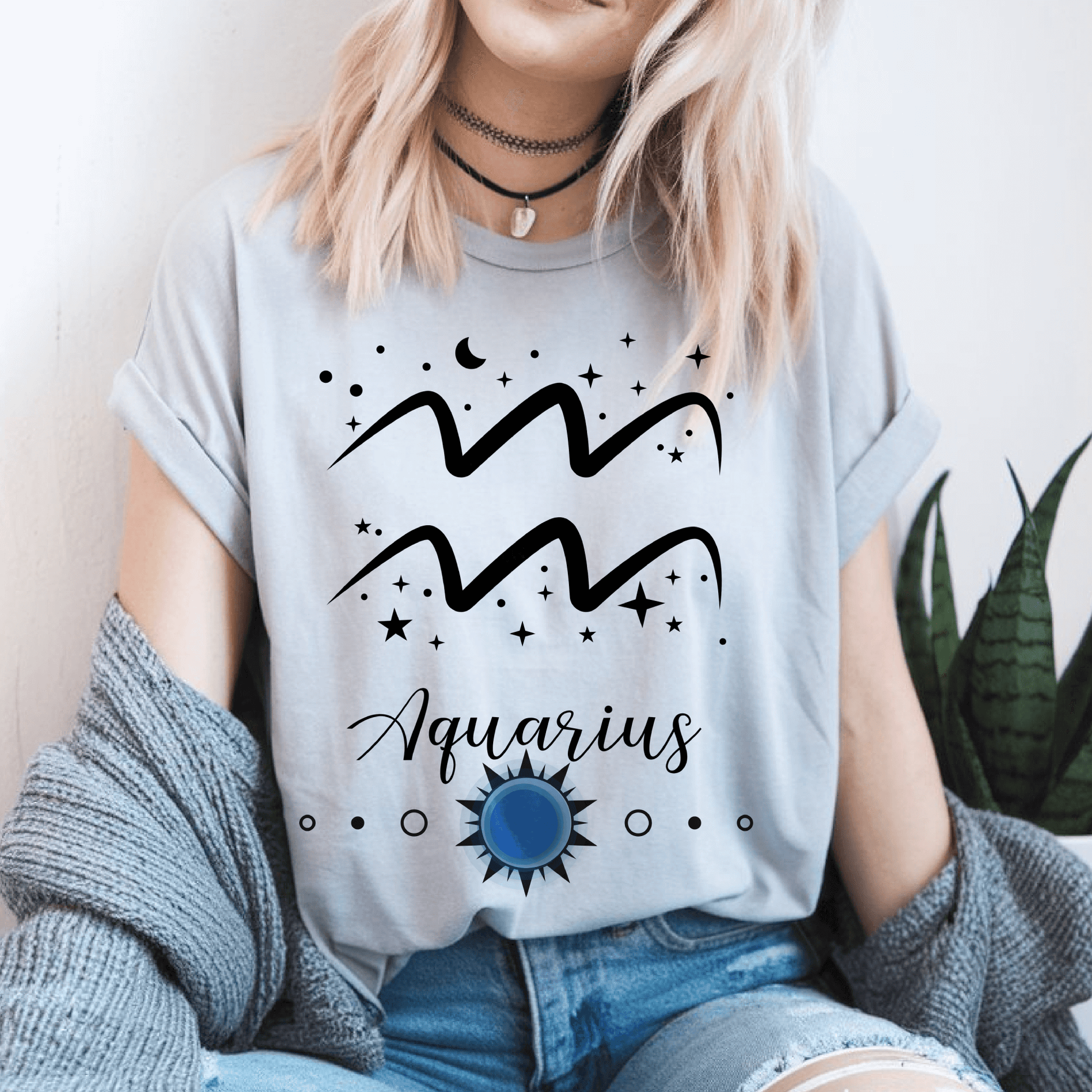 Aquarius Zodiac TShirtT-Shirt