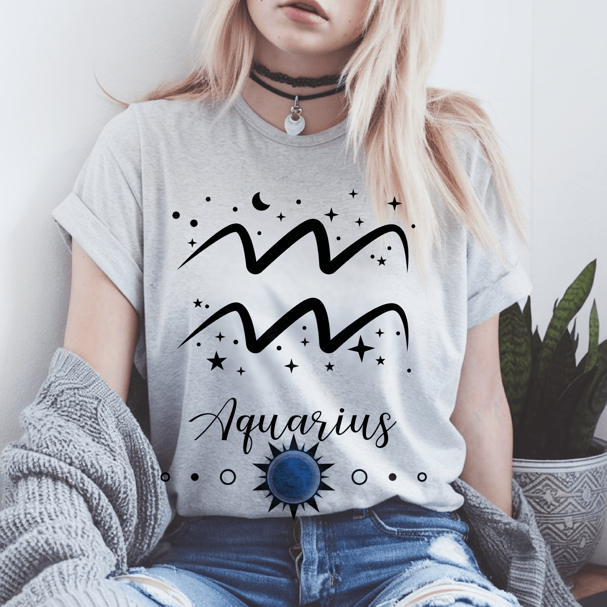 Aquarius Zodiac TShirtT-Shirt