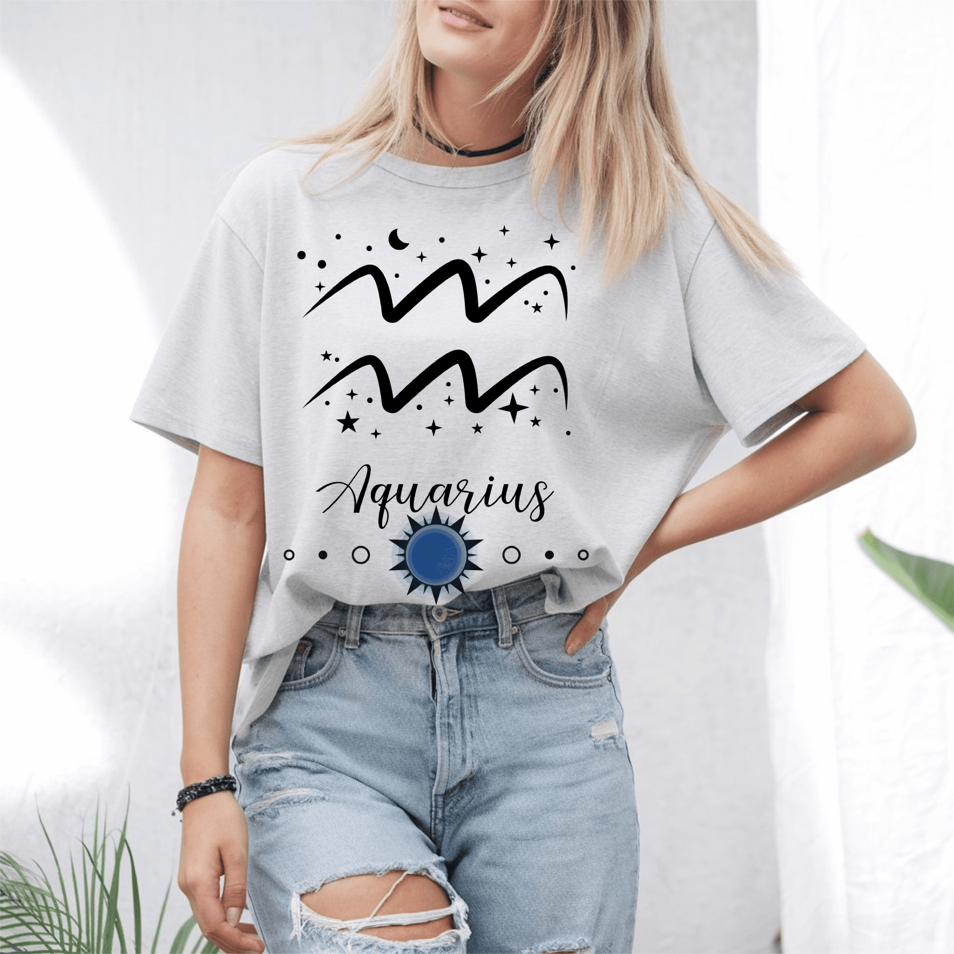 Aquarius Zodiac TShirtT-Shirt