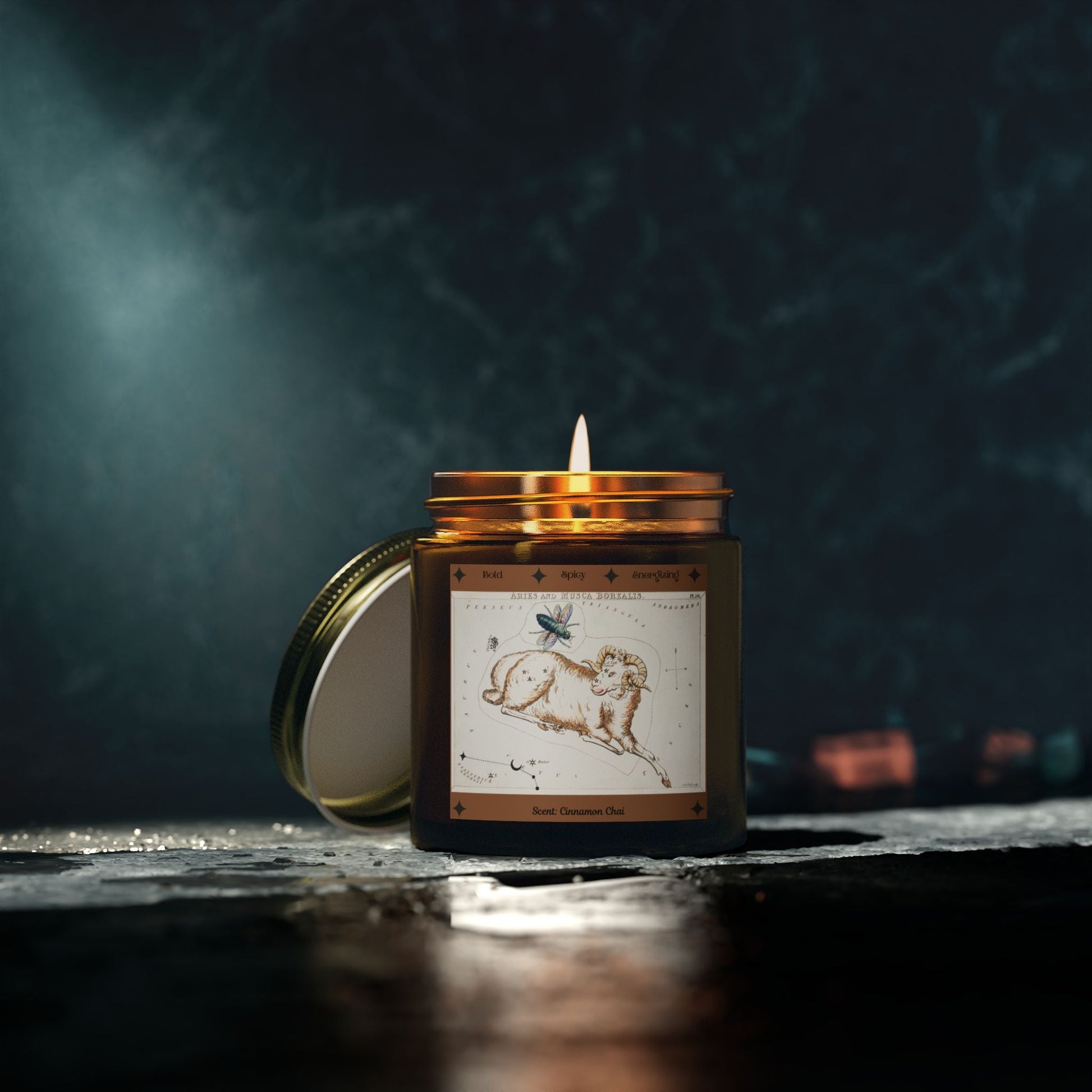 Aries Astrological Zodiac CandleHome Decor
