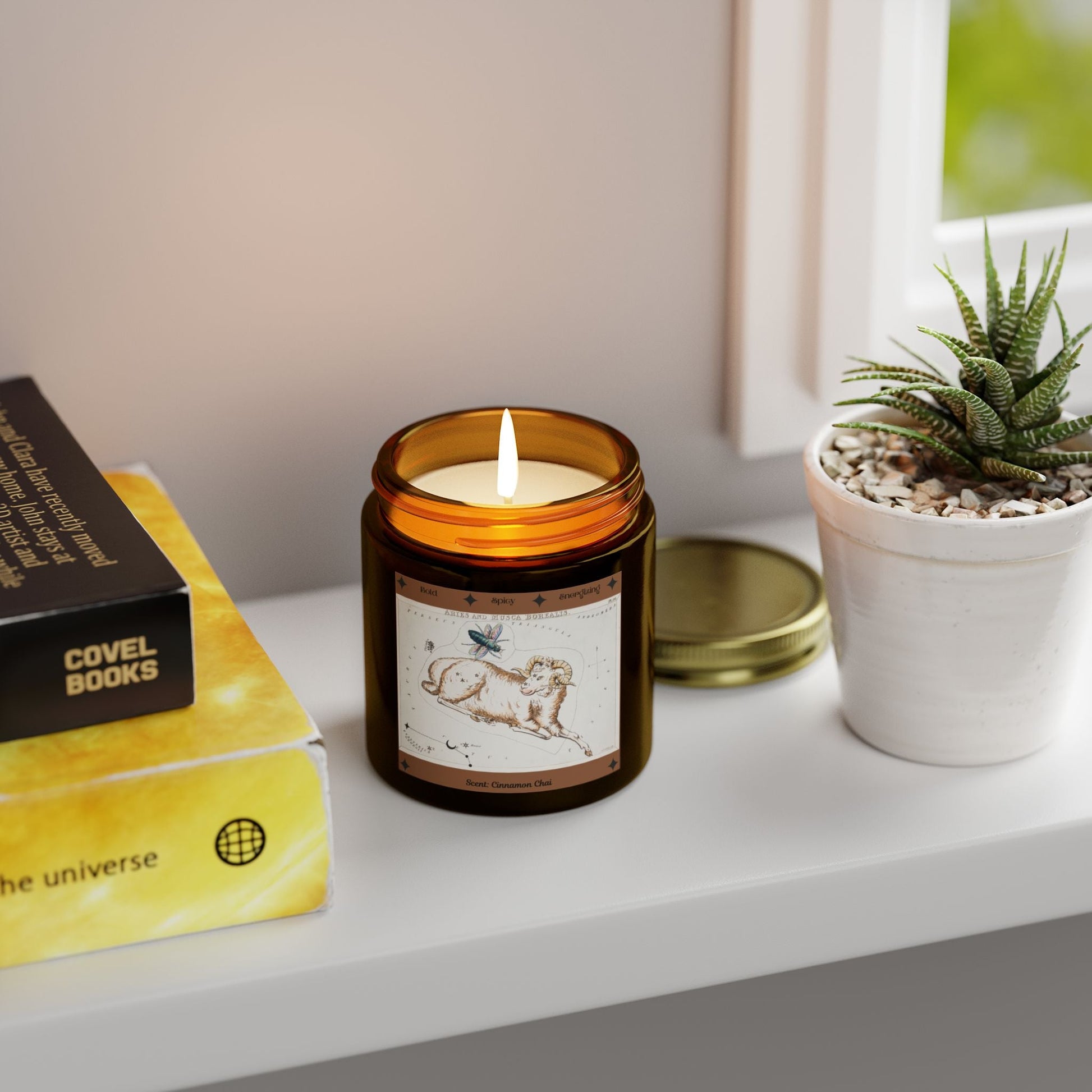 Aries Astrological Zodiac CandleHome Decor