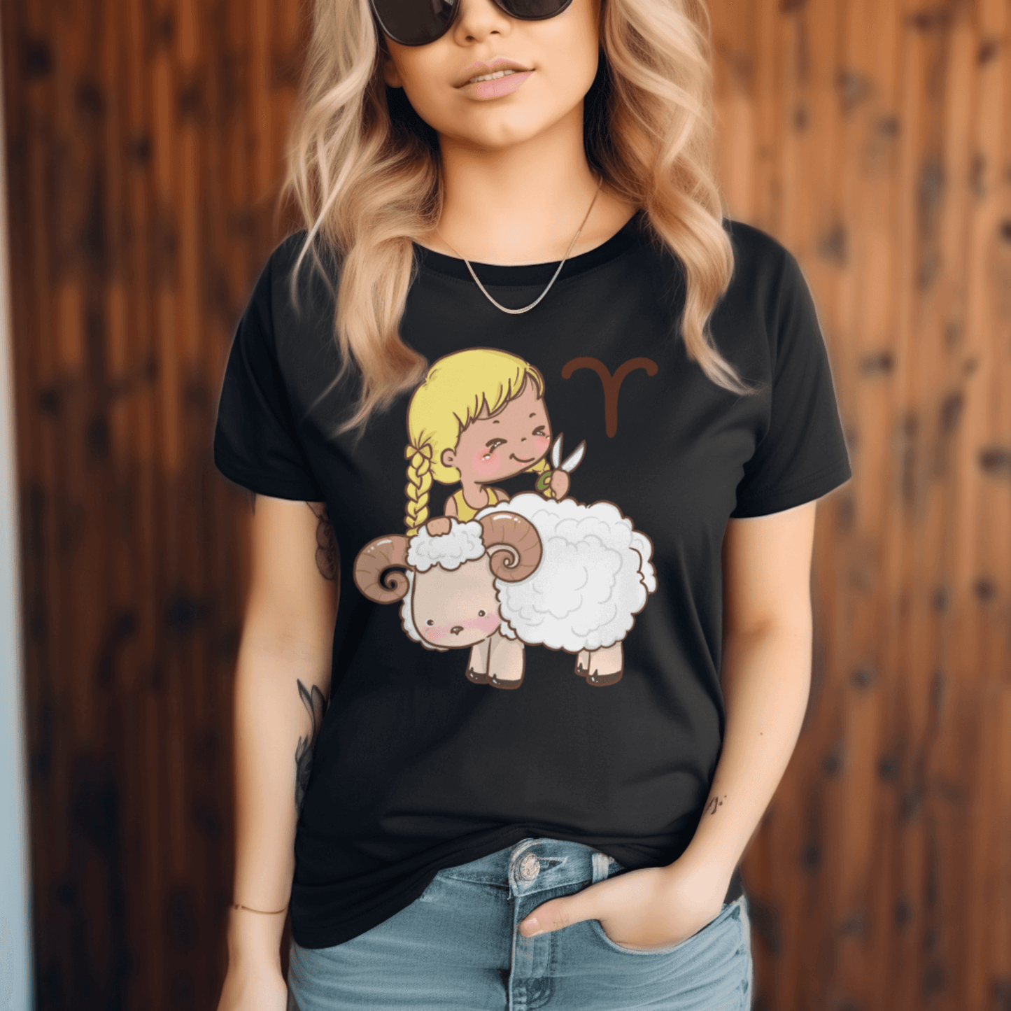 Aries Cute Graphic T-shirtT-Shirt