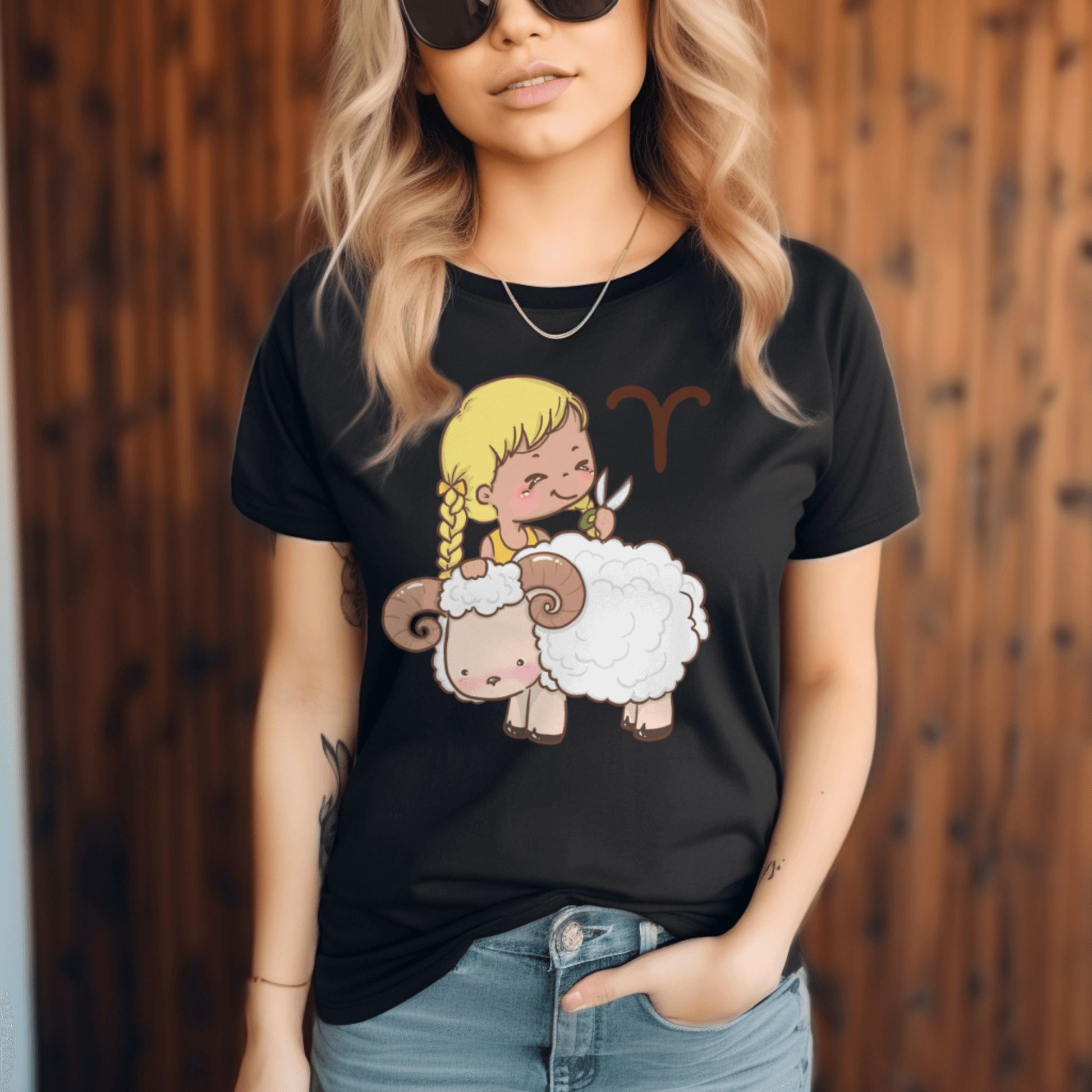 Aries Cute Graphic T-shirtT-Shirt