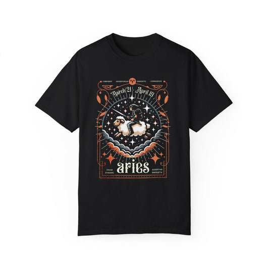 Aries zodiac graphic Unisex T-shirt