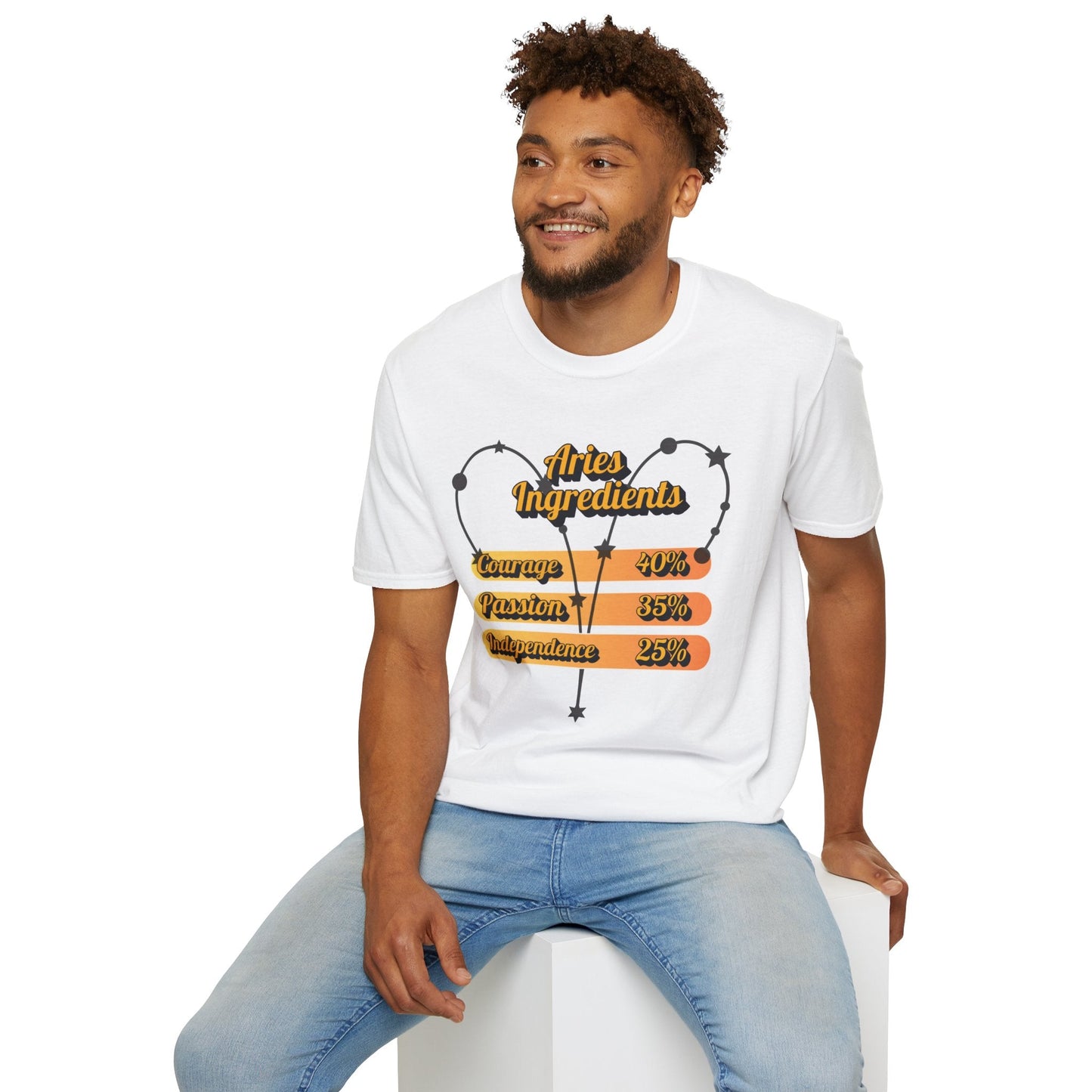 Aries Zodiac ingredients Graphic T-Shirt