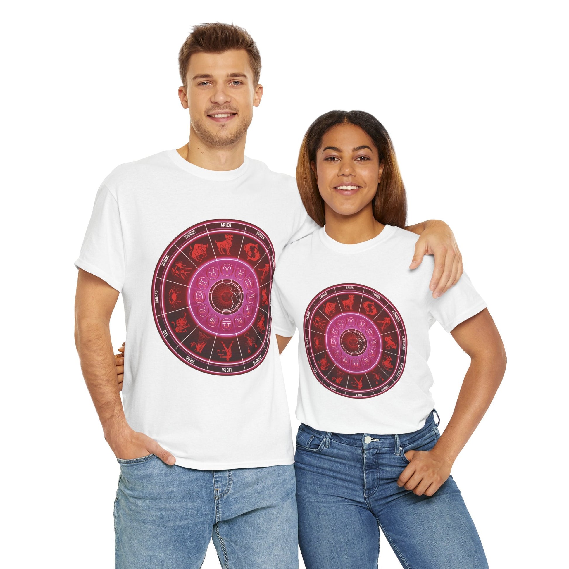 Astrology Symbols Unisex Tee - Cosmic Zodiac ShirtT-Shirt