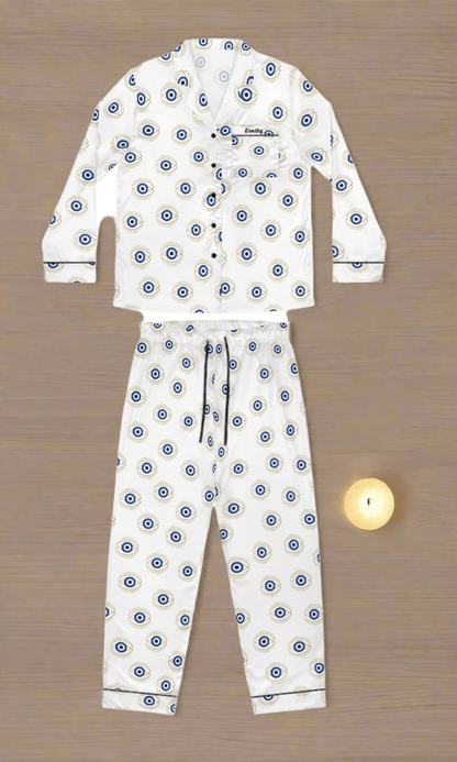 Blue Eye Luxury personalised Pyjama SetAll Over Prints
