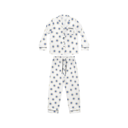 Blue Eye Luxury Satin Pyjama SetAll Over Prints