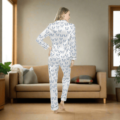 Butterfly with evil eyes on wings Customised Pyjamas SetAll Over Prints