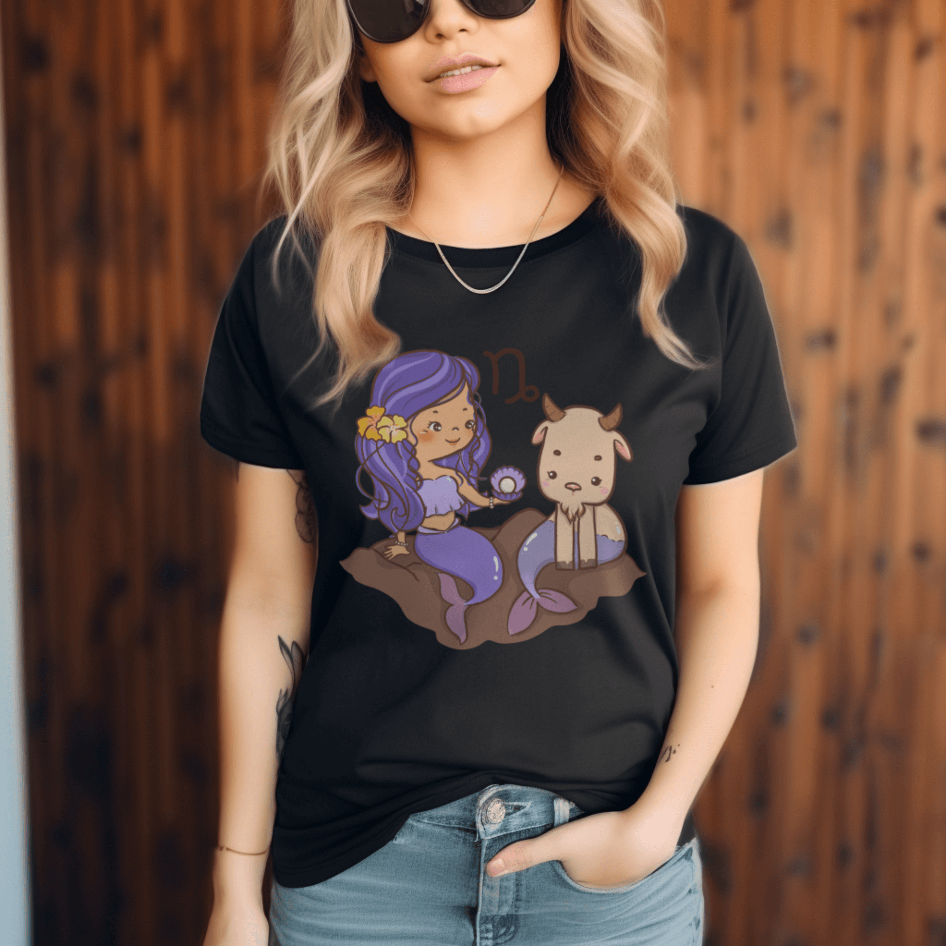 Capricorn Cute Graphic T-shirtT-Shirt
