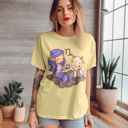 Capricorn Cute Graphic T-shirtT-Shirt