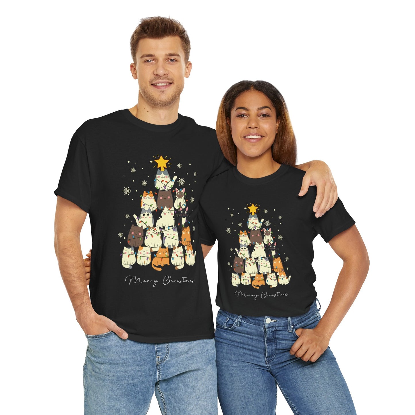 Cats Christmas Tree TopT-Shirt