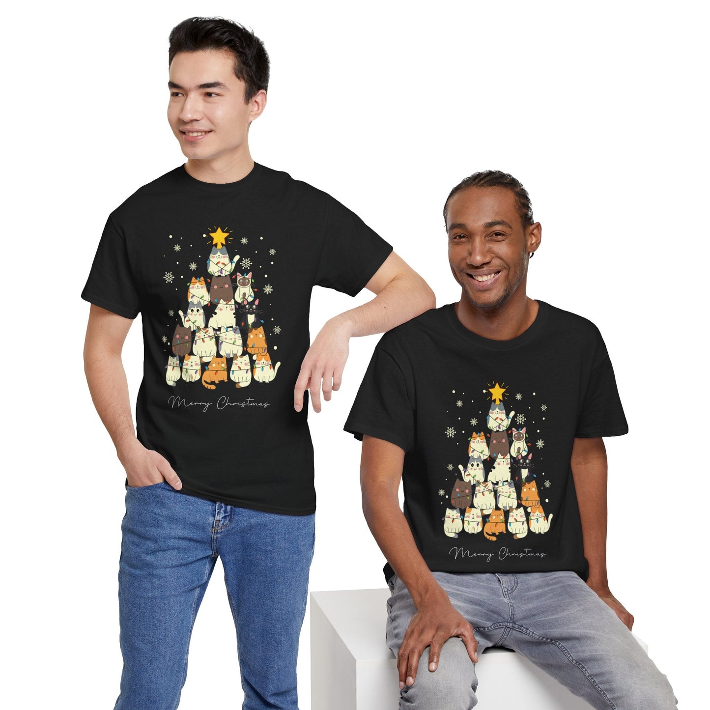 Cats Christmas Tree TopT-Shirt