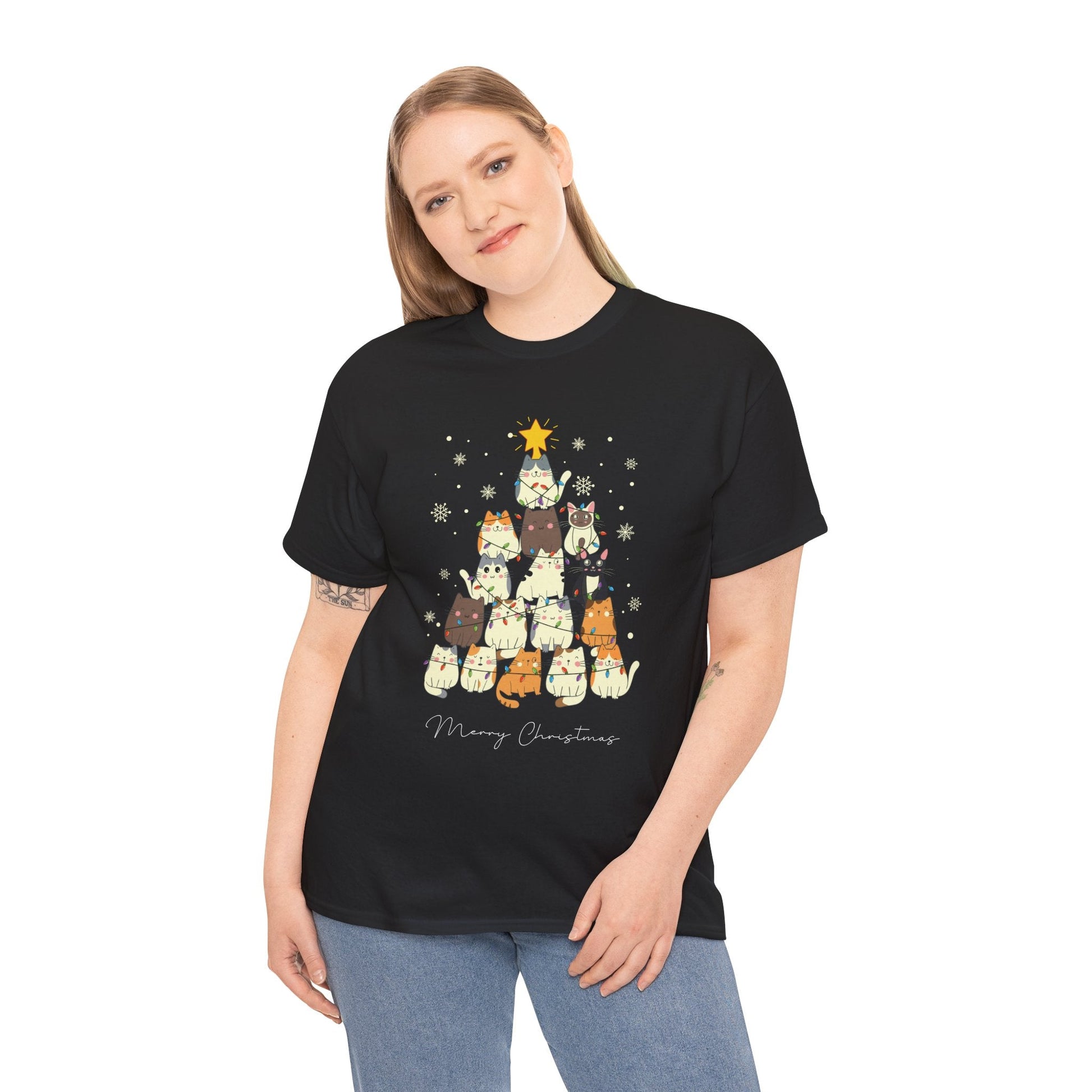 Cats Christmas Tree TopT-Shirt