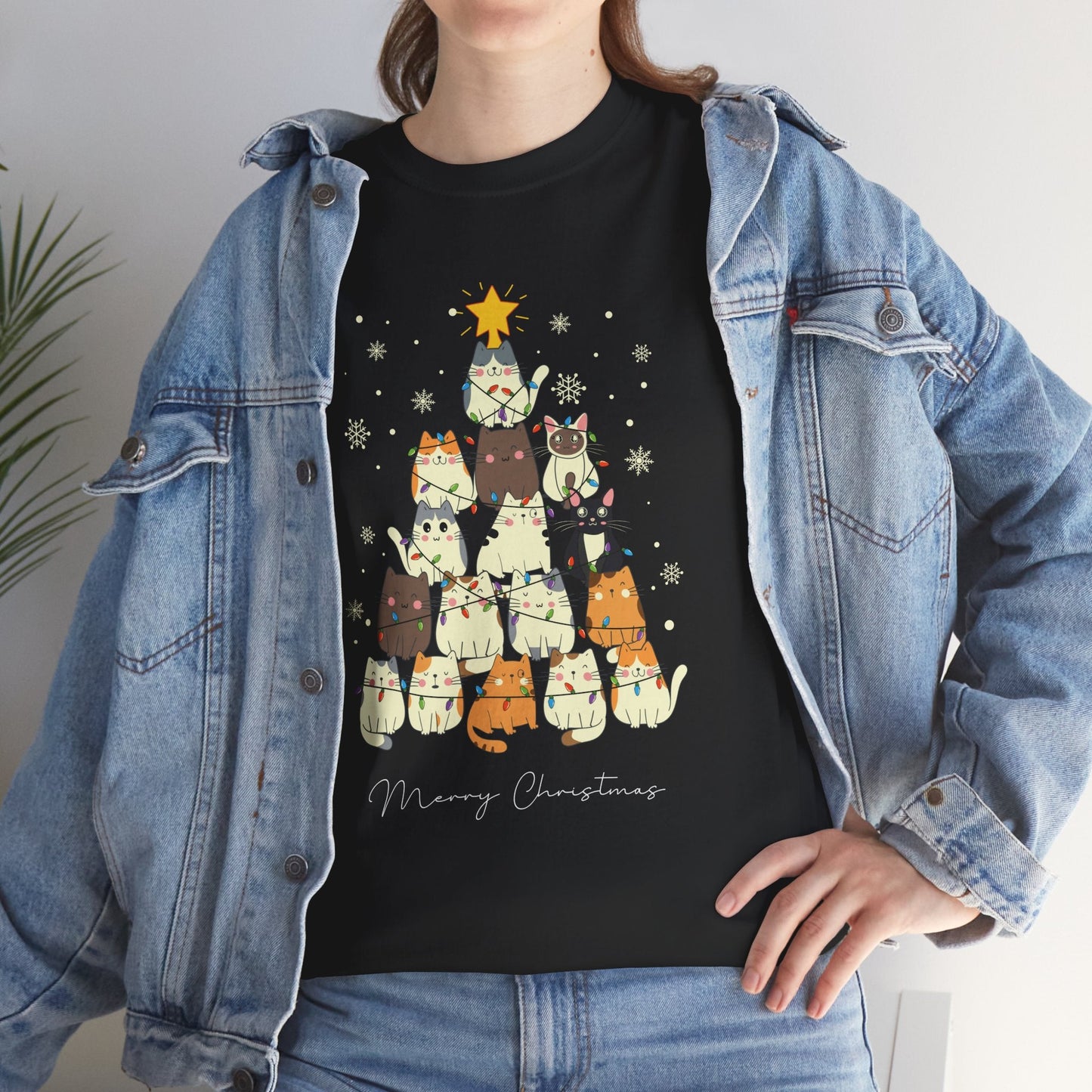 Cats Christmas Tree TopT-Shirt