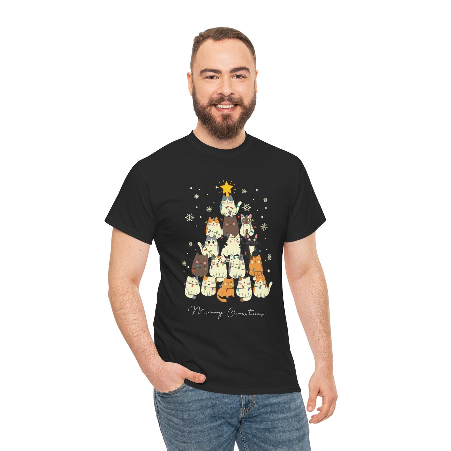 Cats Christmas Tree TopT-Shirt