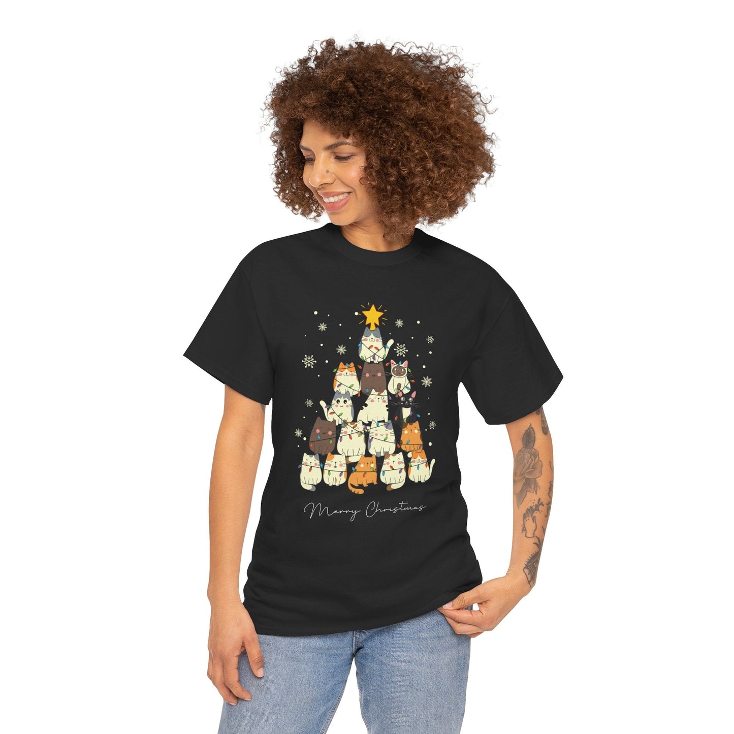 Cats Christmas Tree TopT-Shirt