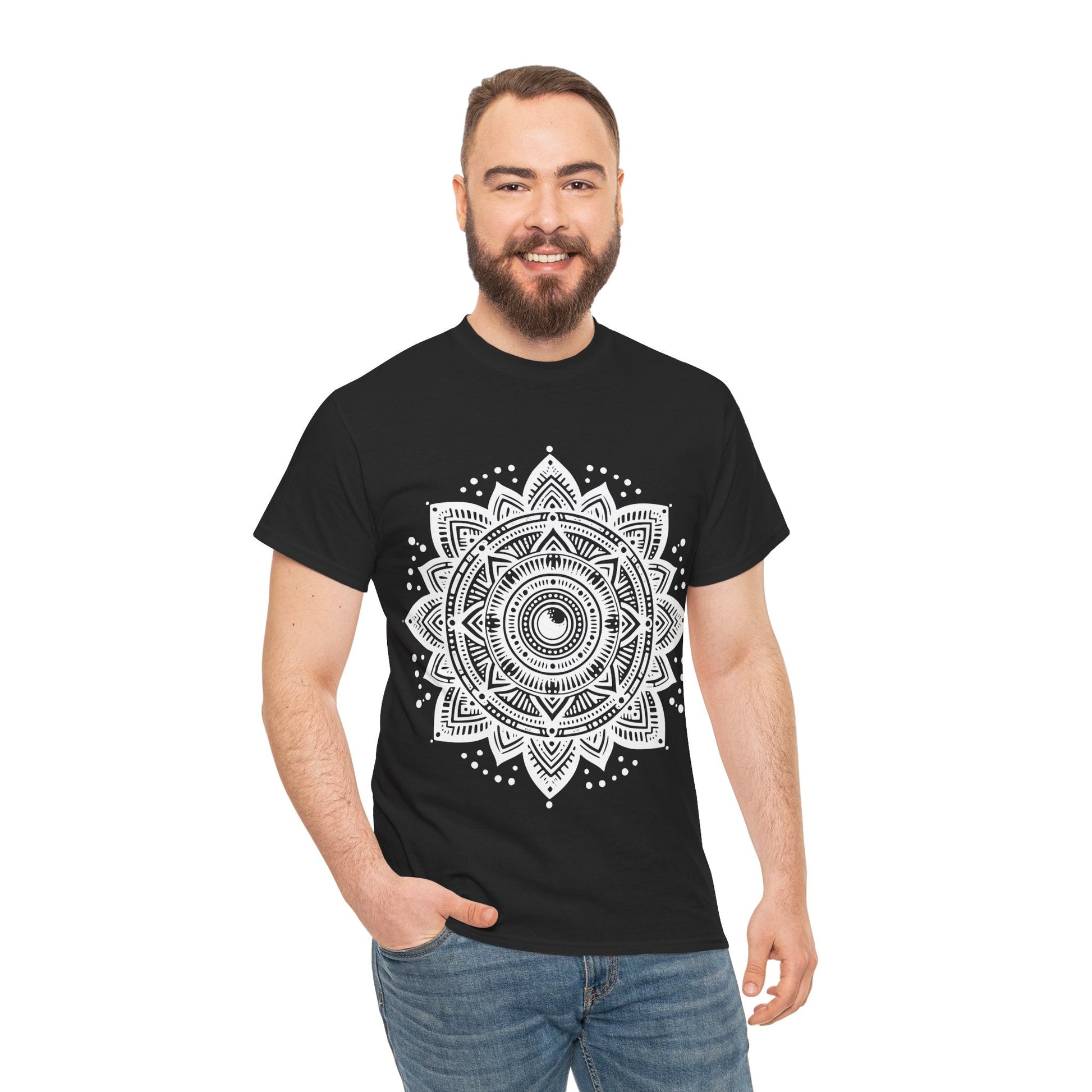 Celestial Mandela, Astrology zodiac Cotton T-shirtT-Shirt