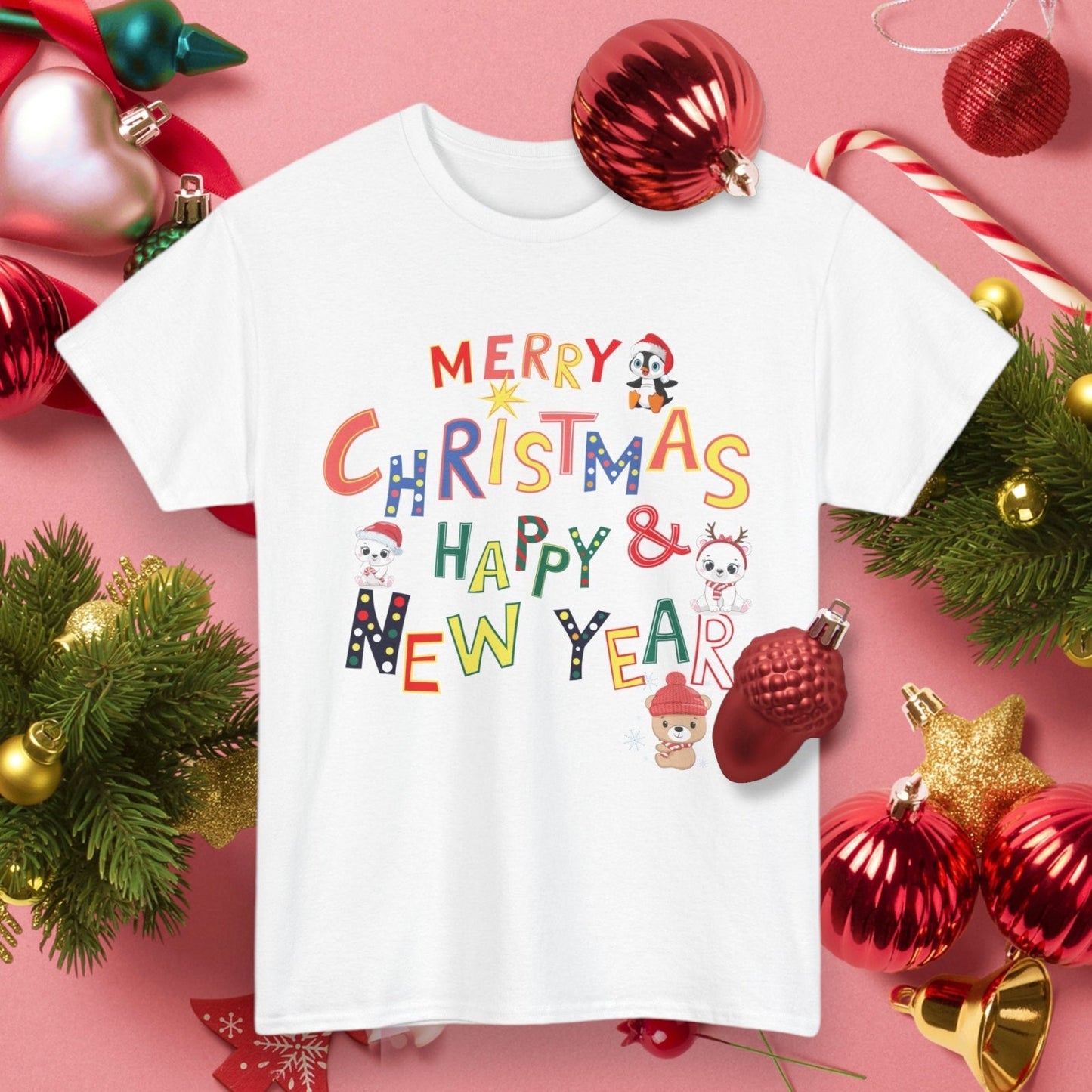 Christmas and new year festive graphic shirtT-Shirt