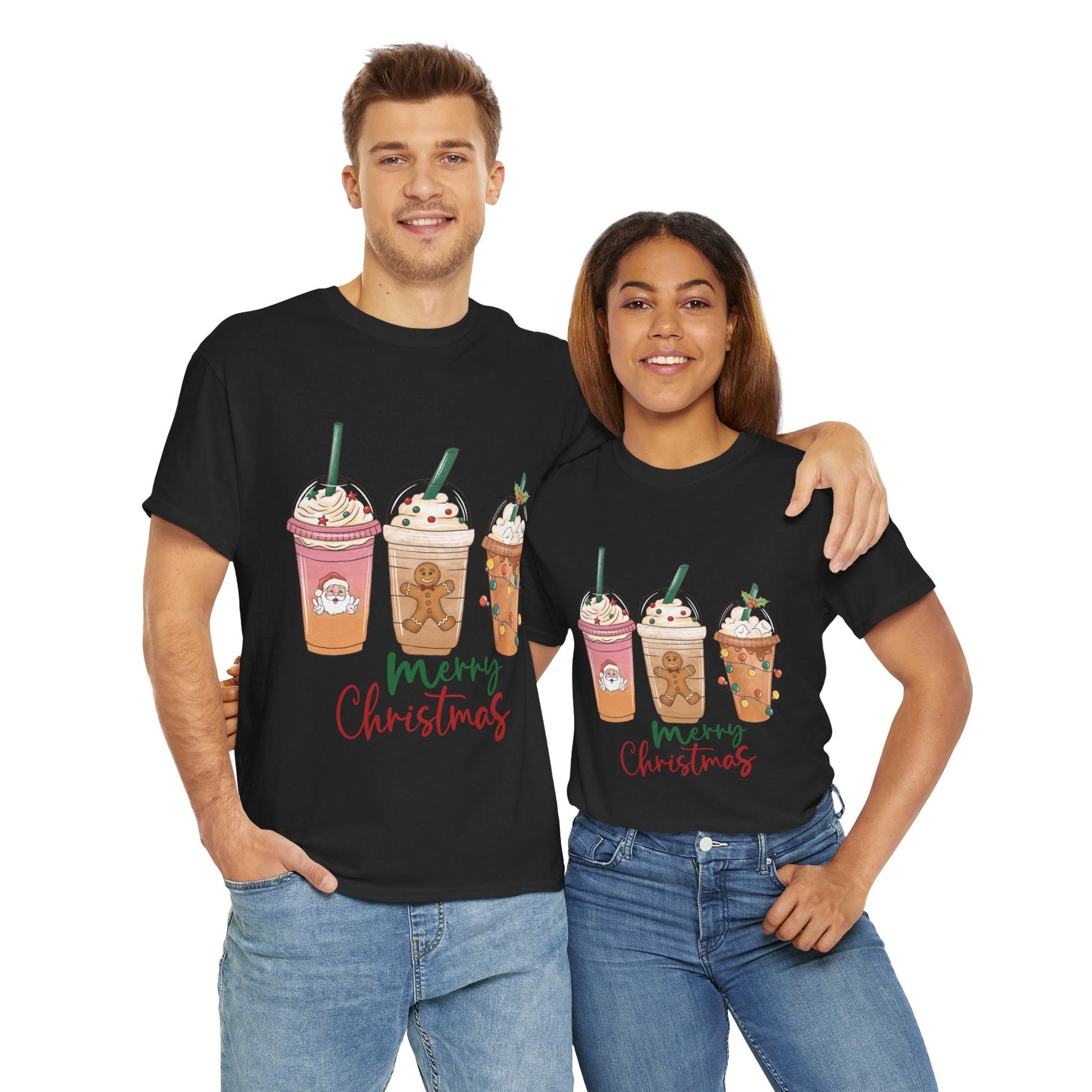 Christmas Coffee cups shirtsT-Shirt