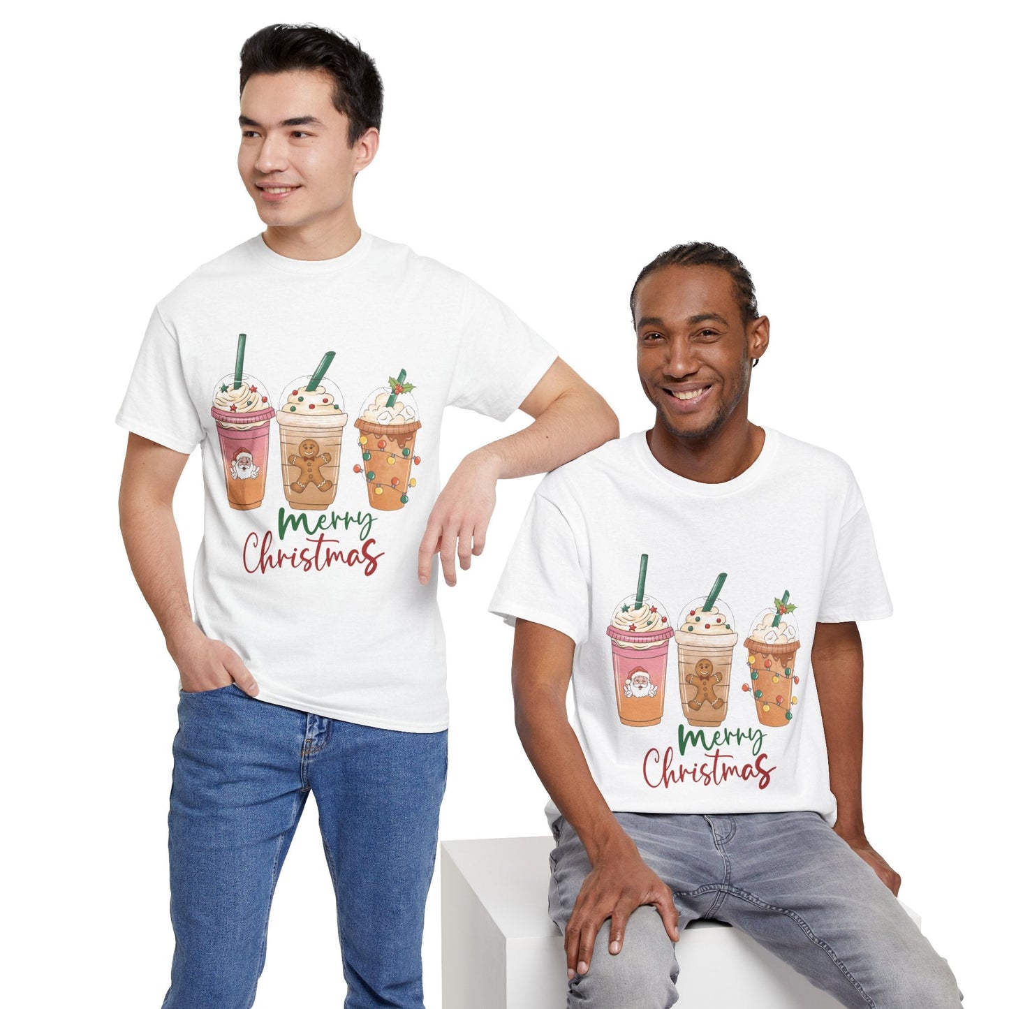 Christmas Coffee cups shirtsT-Shirt