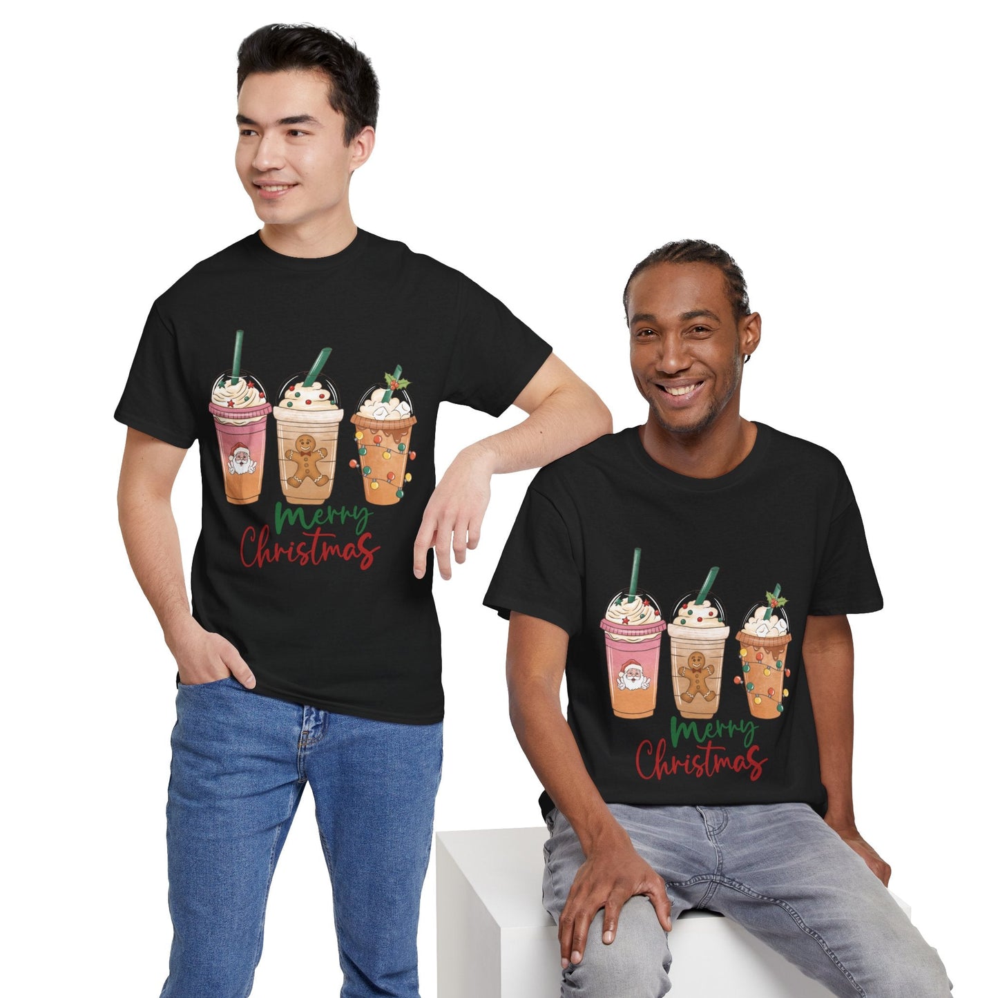 Christmas Coffee cups shirtsT-Shirt