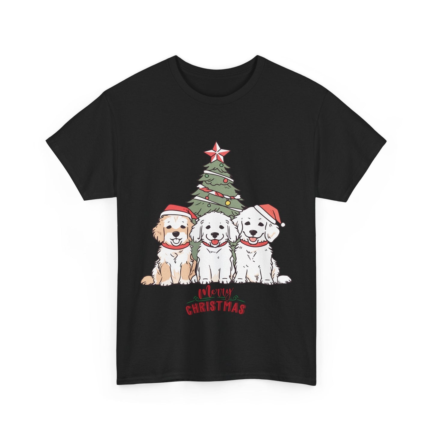 Christmas Dog shirt with Santa HatT-Shirt