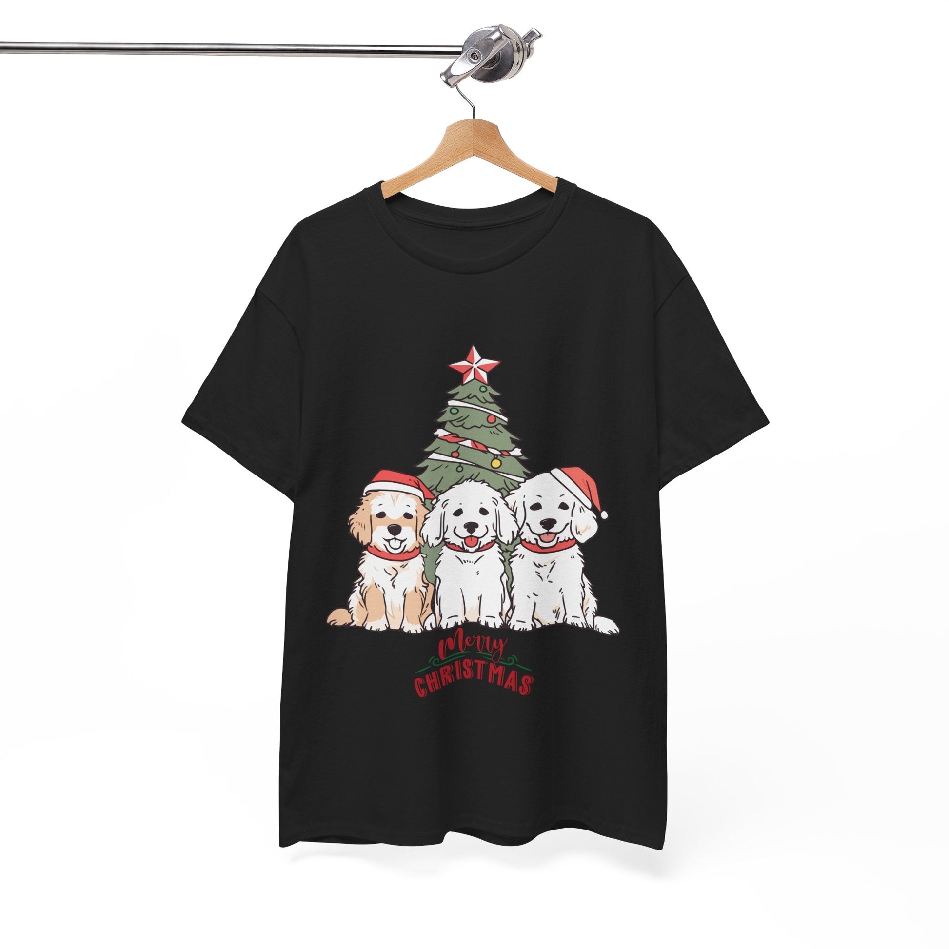 Christmas Dog shirt with Santa HatT-Shirt