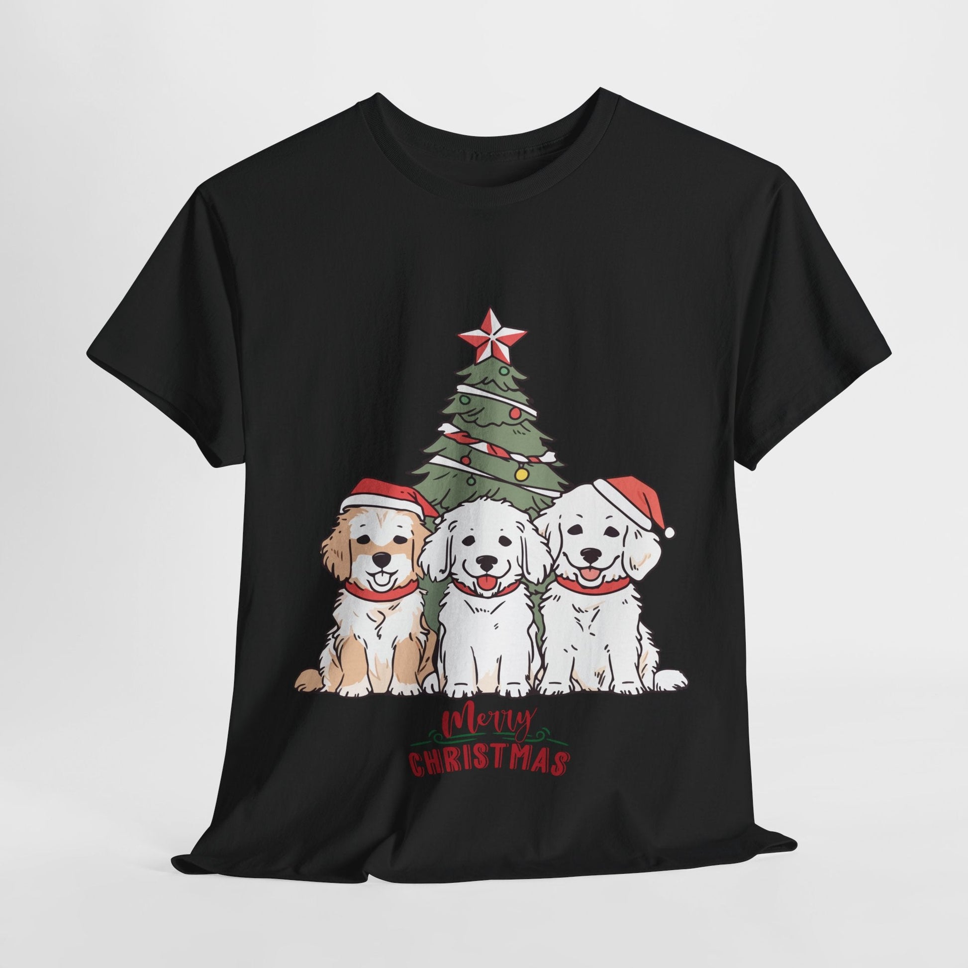 Christmas Dog shirt with Santa HatT-Shirt