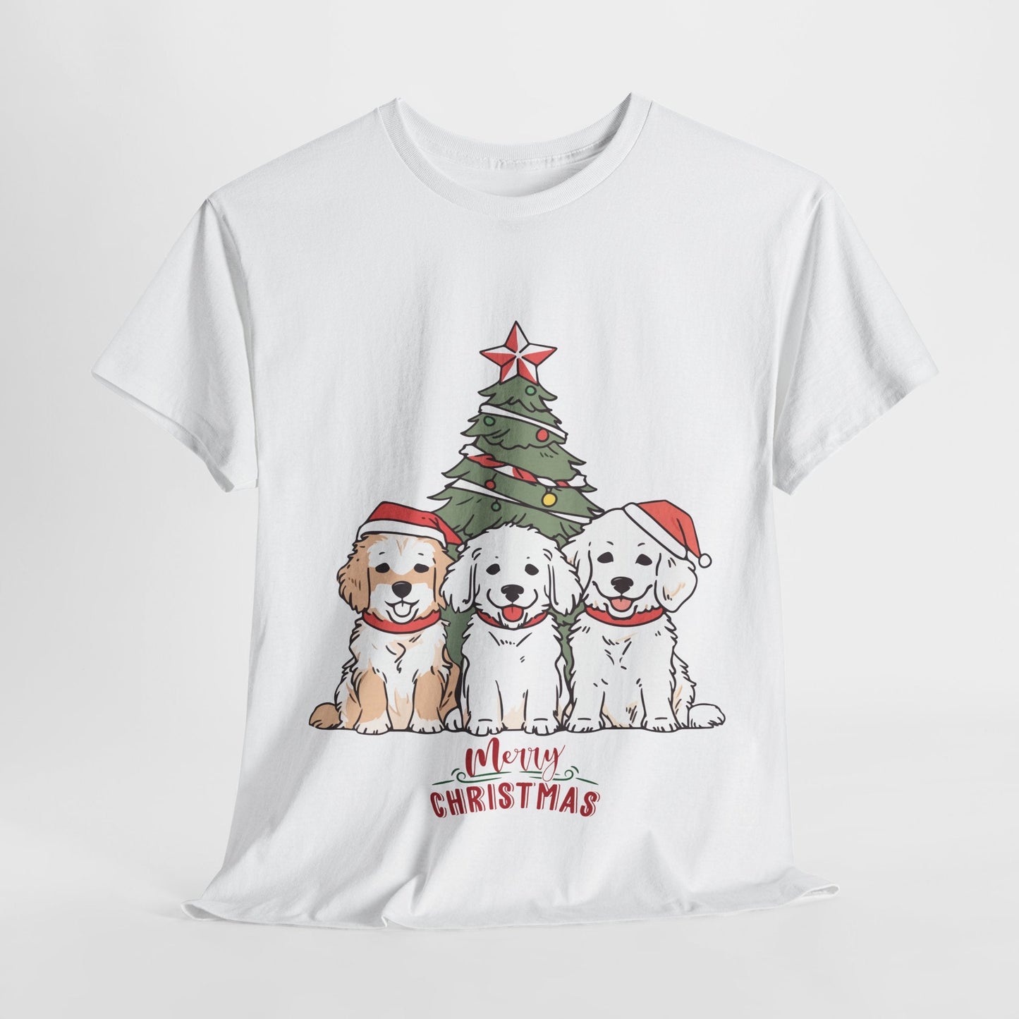 Christmas Dog shirt with Santa HatT-Shirt