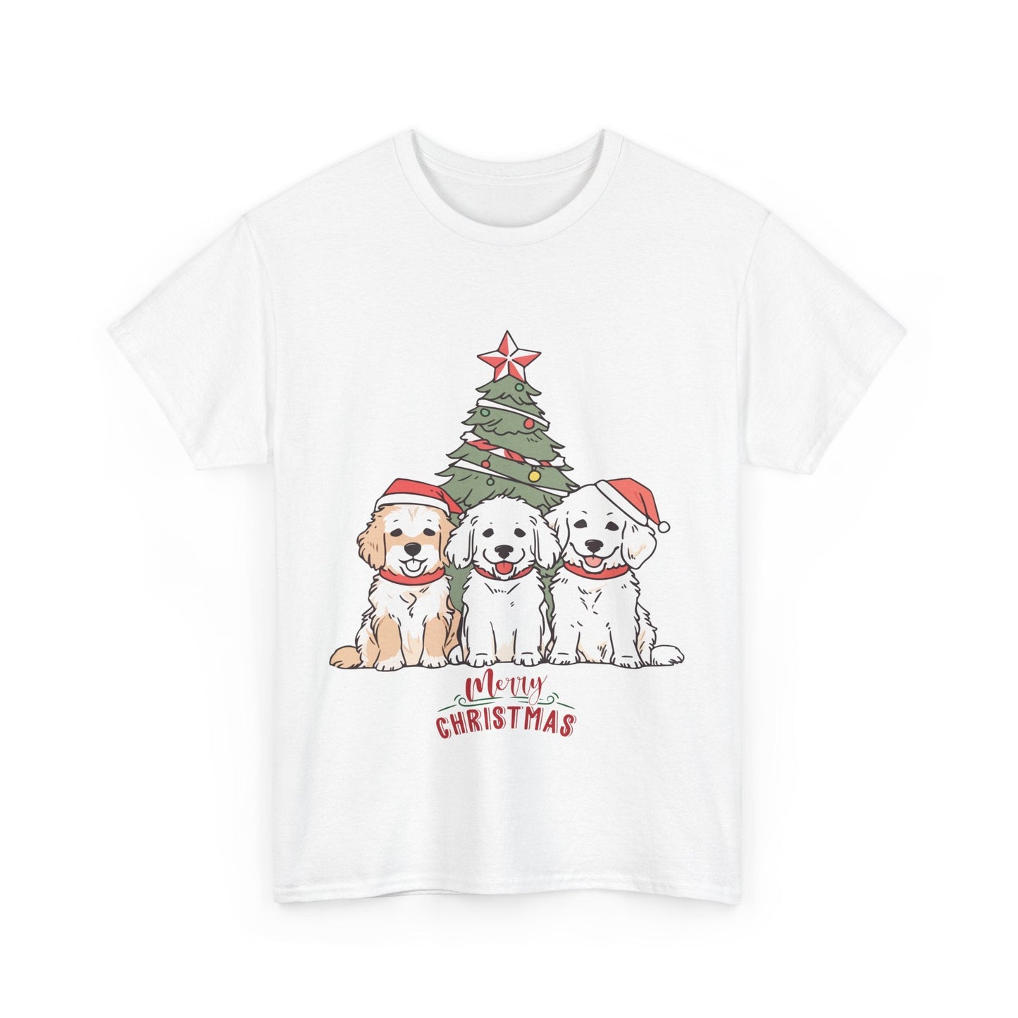 Christmas Dog shirt with Santa HatT-Shirt