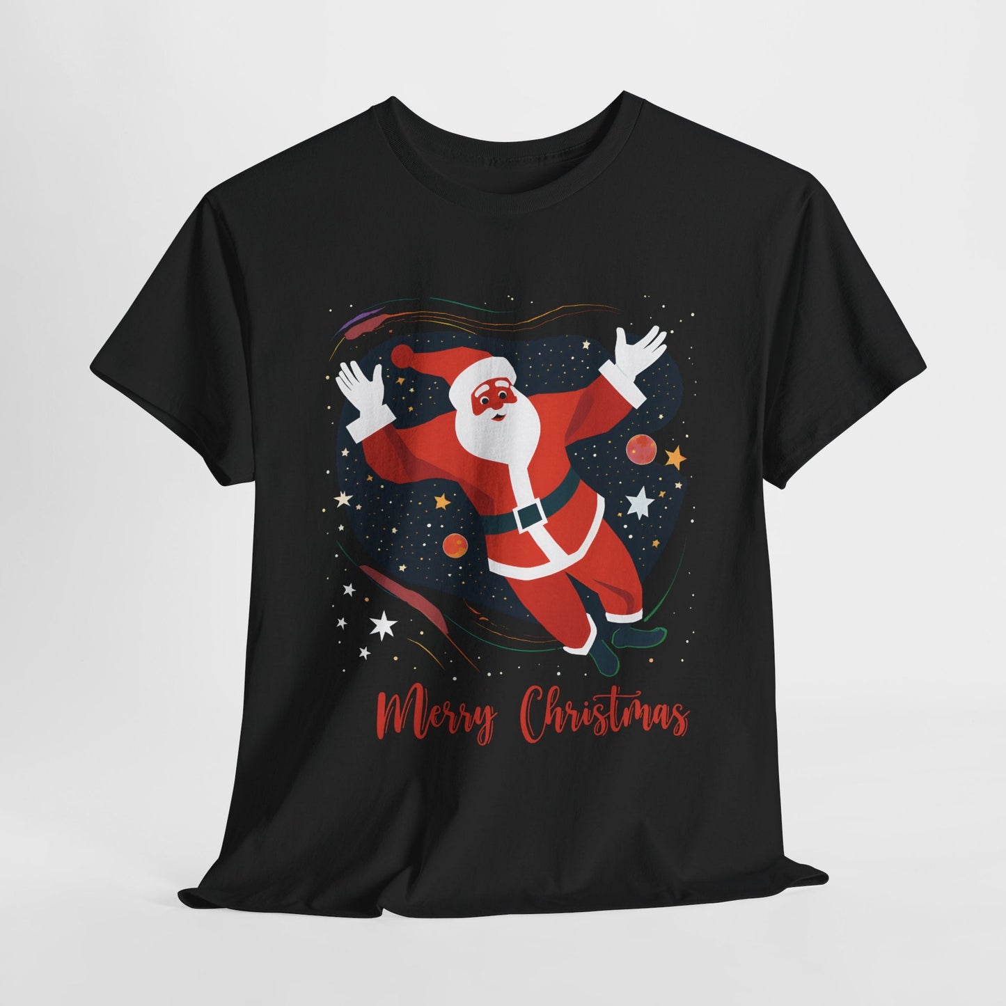 Christmas Santa in galaxy shirtT-Shirt