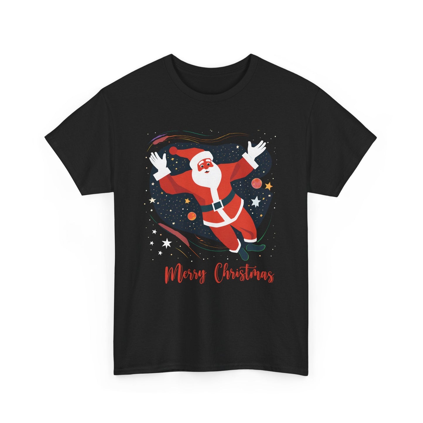 Christmas Santa in galaxy shirtT-Shirt