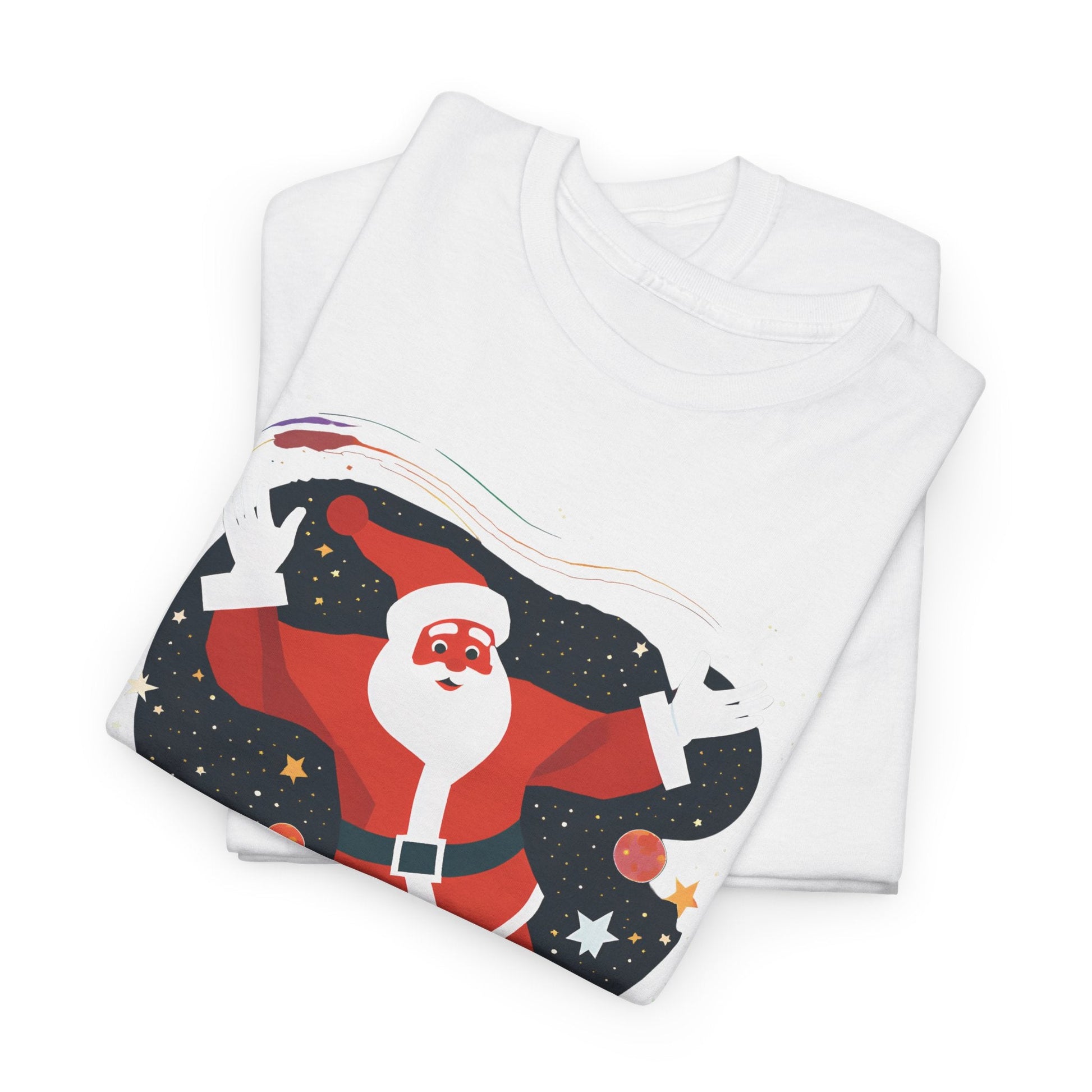 Christmas Santa in galaxy shirtT-Shirt