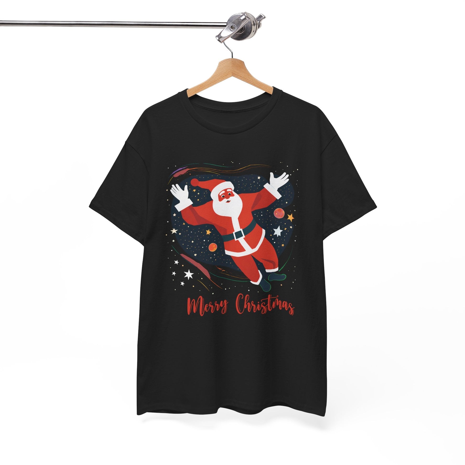 Christmas Santa in galaxy shirtT-Shirt