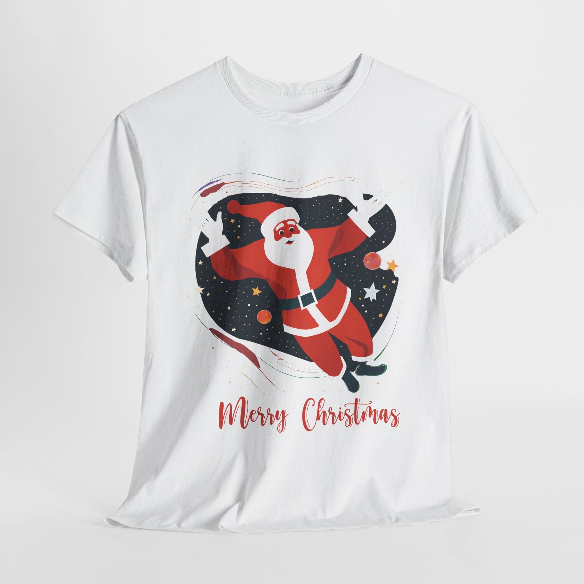 Christmas Santa in galaxy shirtT-Shirt