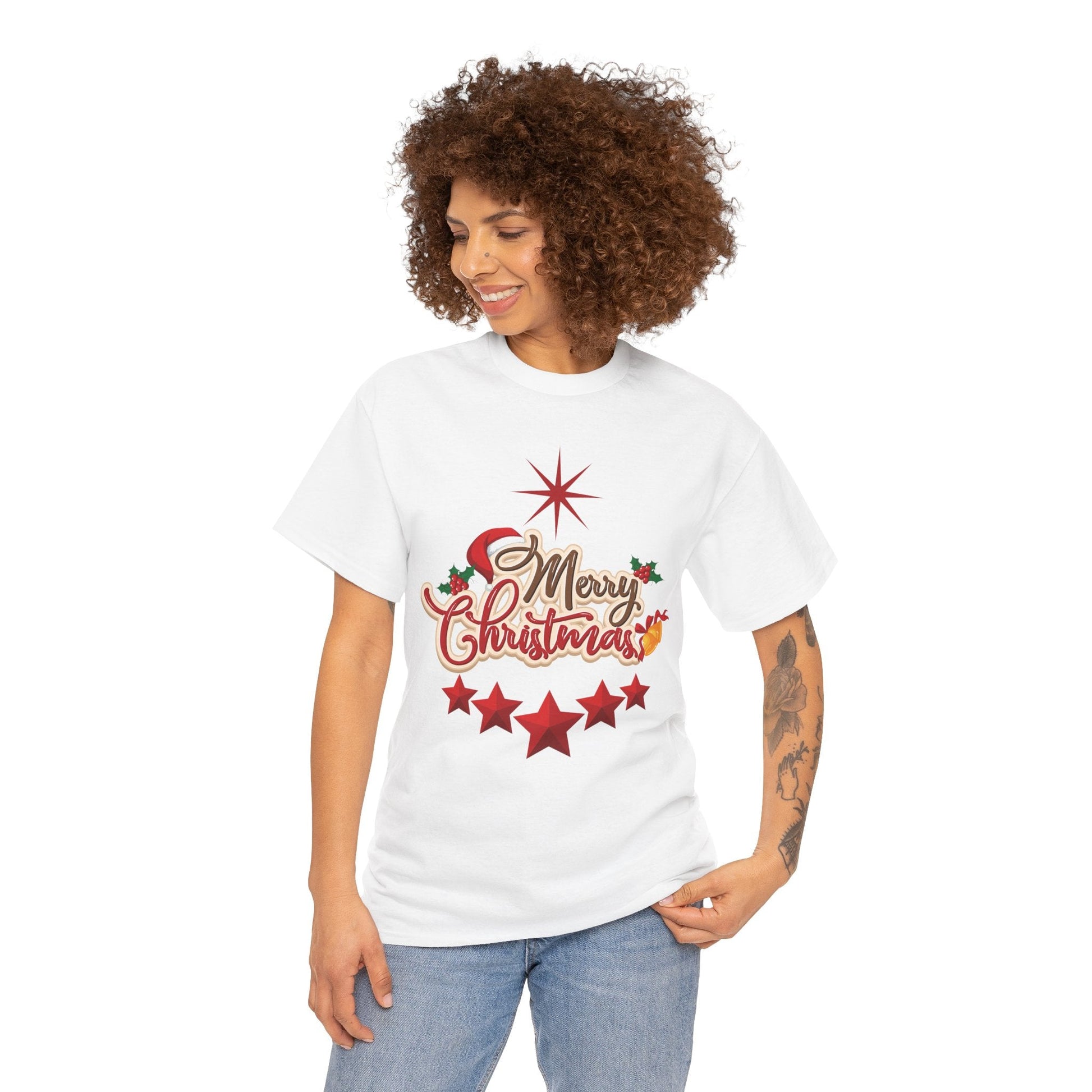 Christmas star Santa Hat shirtT-Shirt