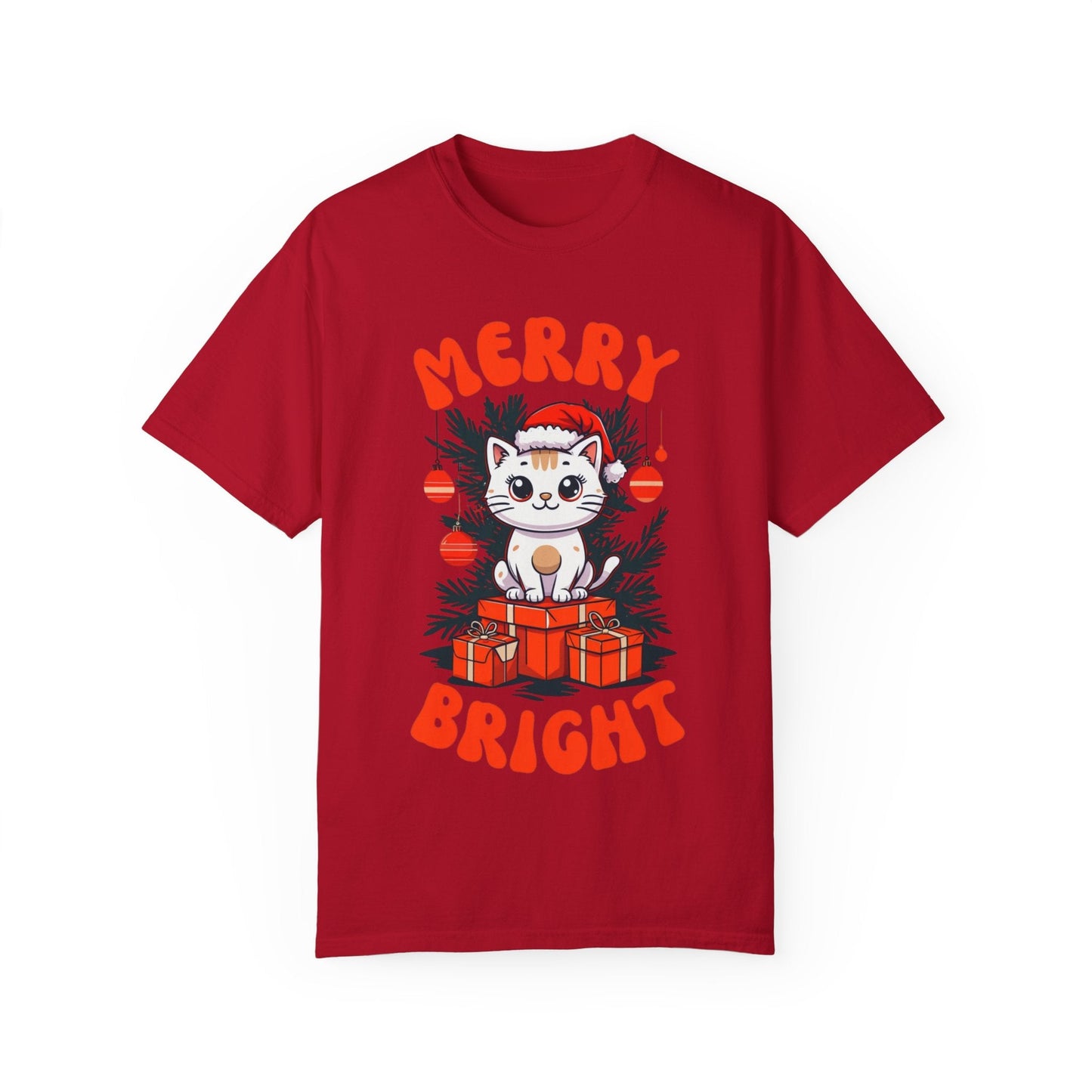 Christmas T-Shirt - Merry and Bright Unisex TeeT-Shirt