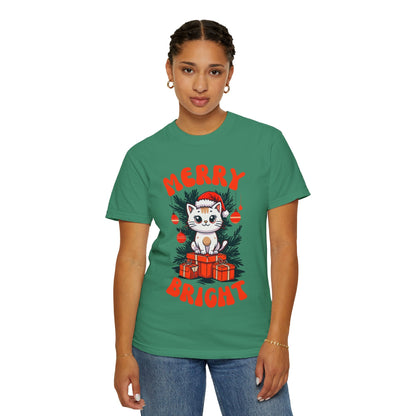 Christmas T-Shirt - Merry and Bright Unisex TeeT-Shirt