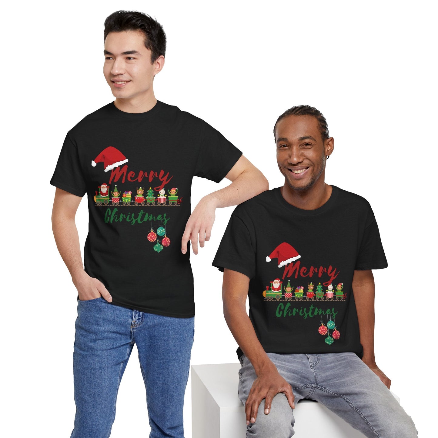 Christmas Train Santa Hat shirtT-Shirt