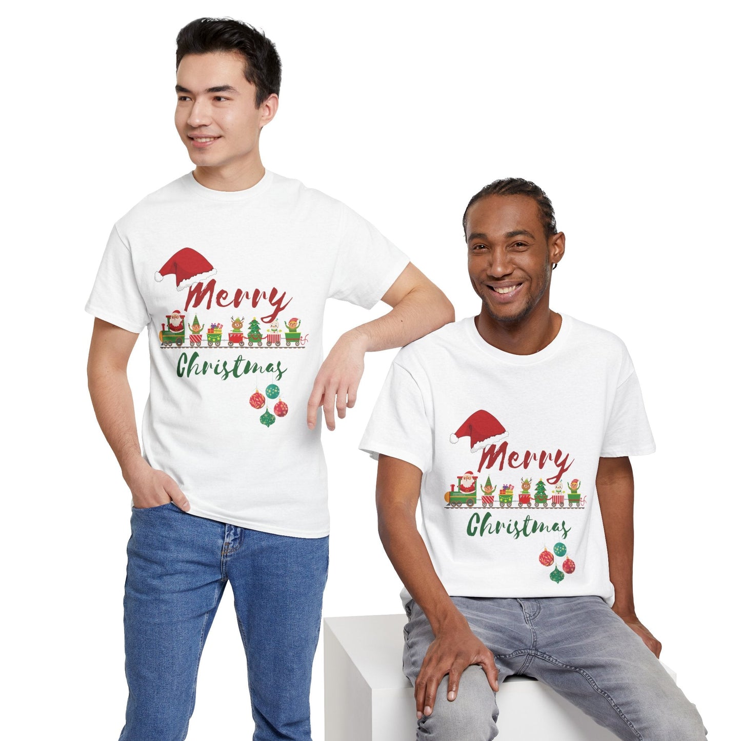 Christmas Train Santa Hat shirtT-Shirt