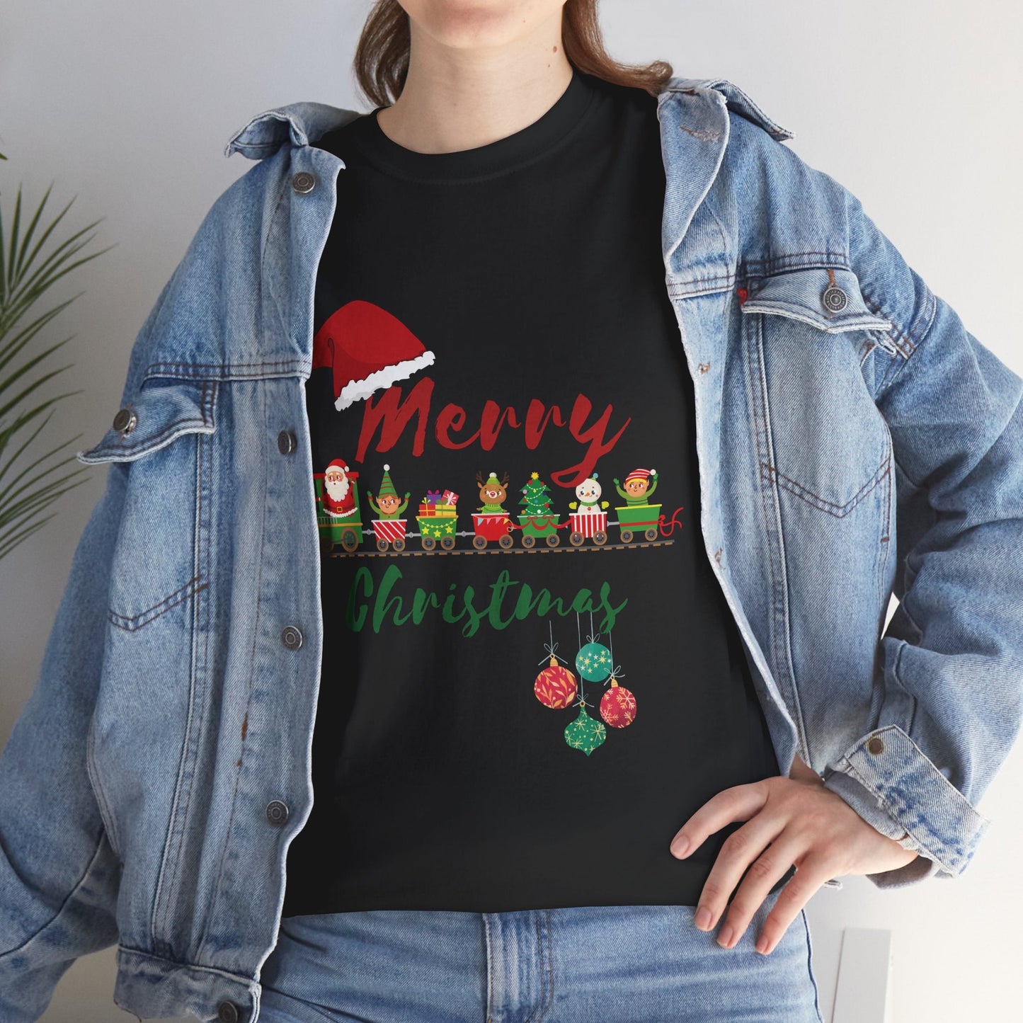 Christmas Train Santa Hat shirtT-Shirt