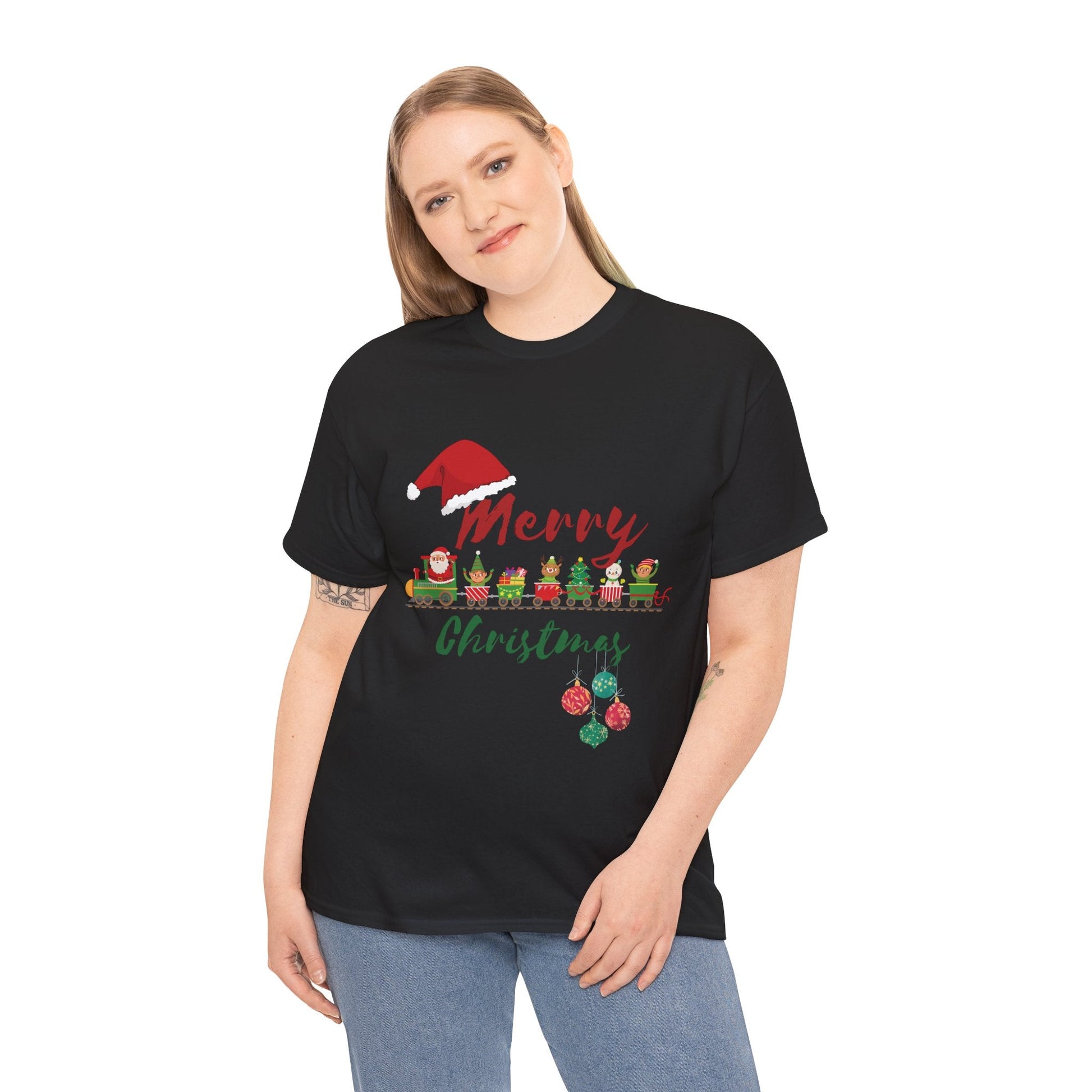 Christmas Train Santa Hat shirtT-Shirt