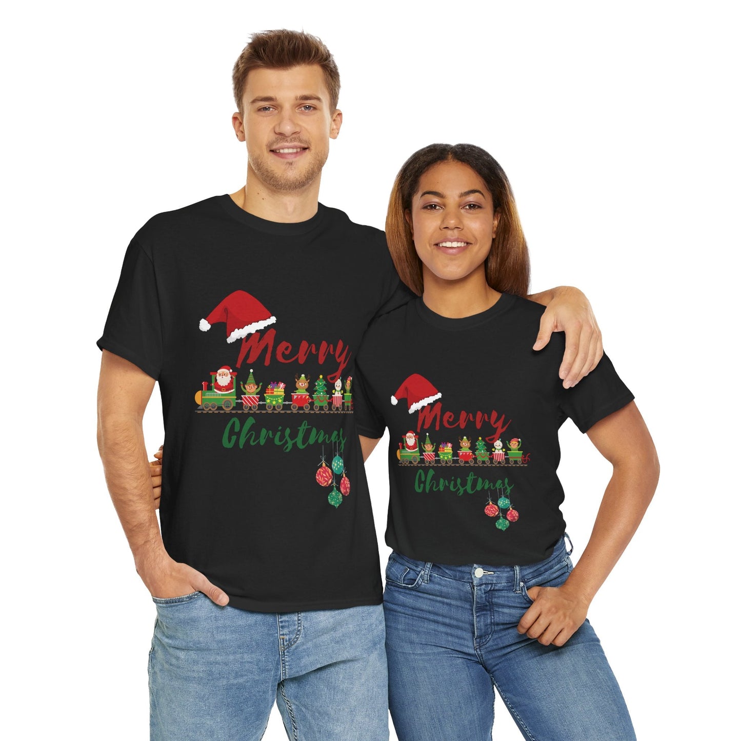 Christmas Train Santa Hat shirtT-Shirt