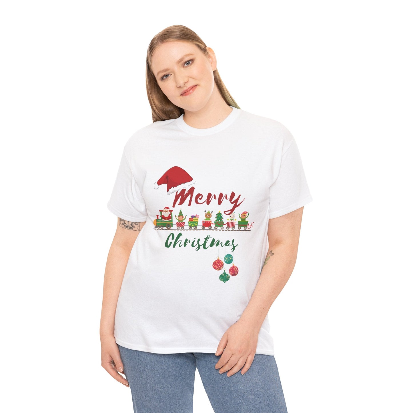 Christmas Train Santa Hat shirtT-Shirt